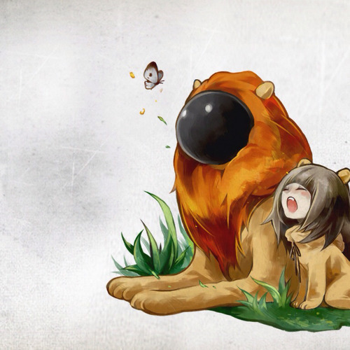Yawning Lion