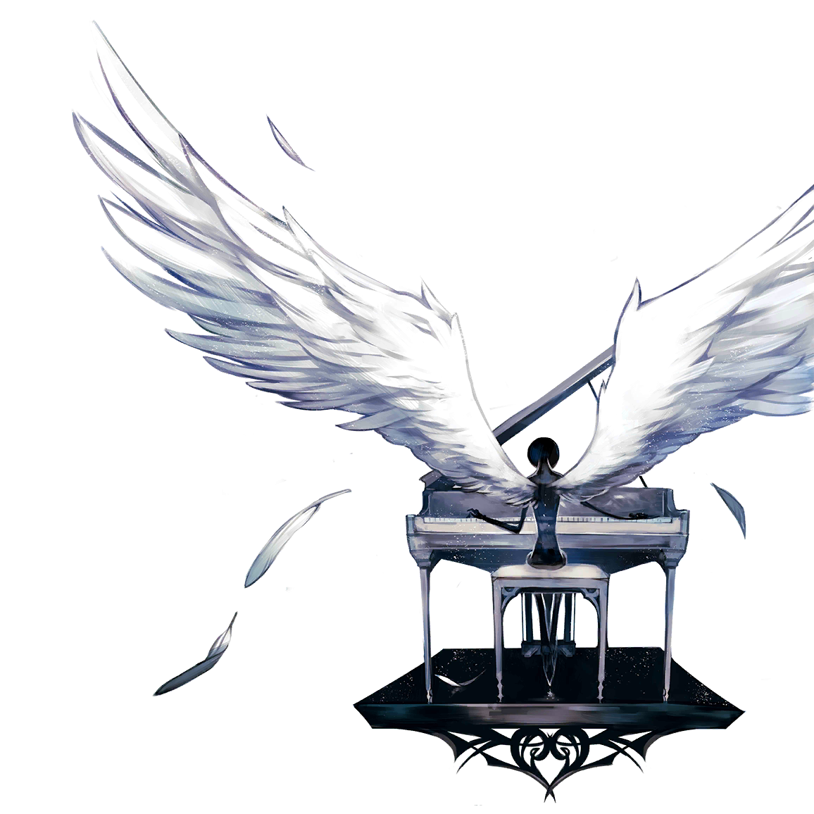 Wings of piano