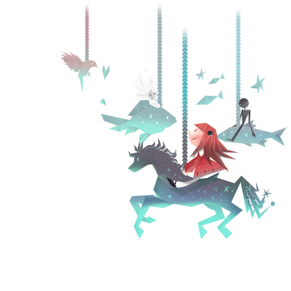 Merry go round girl