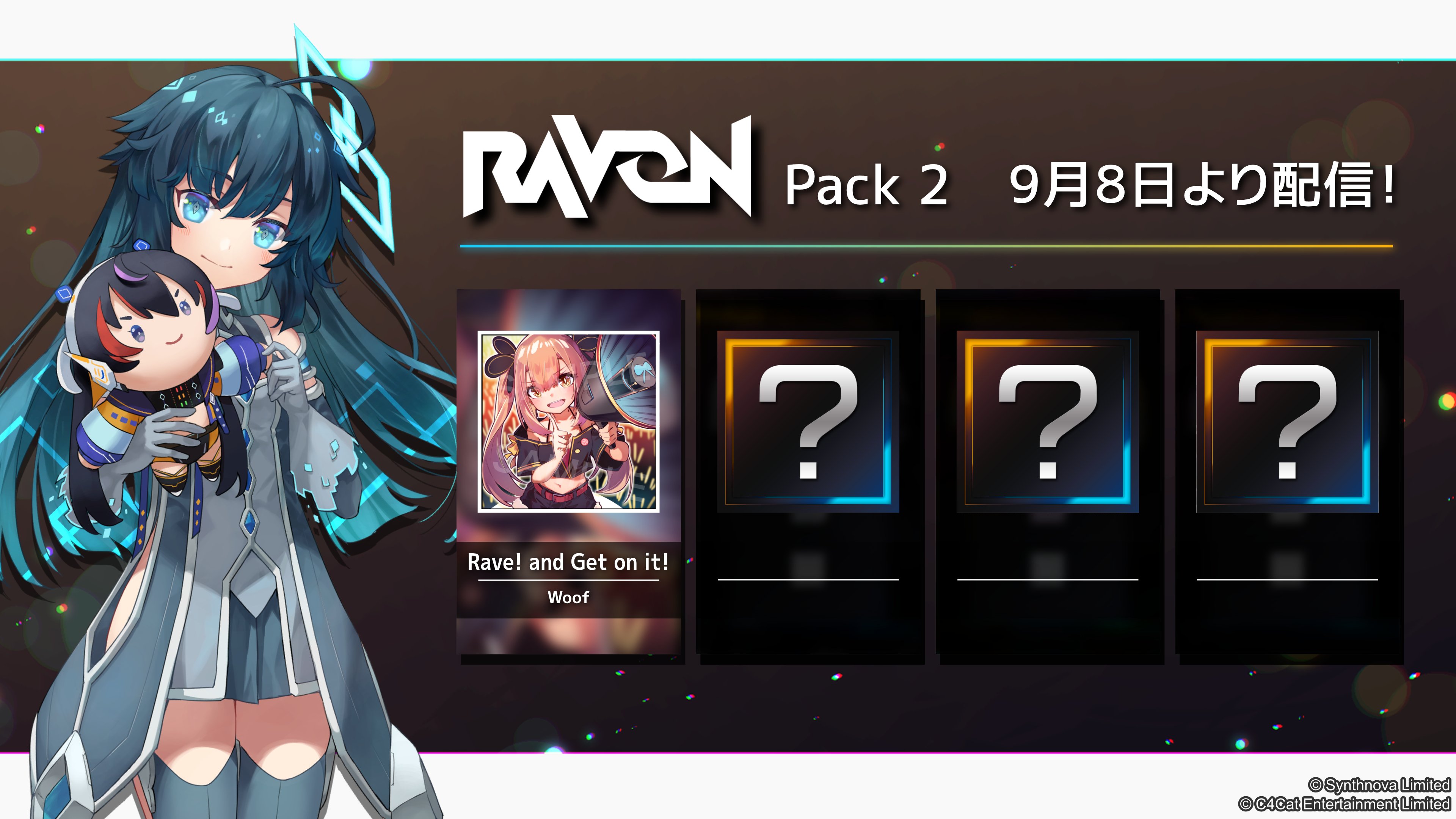 【#RAVON × #Dynamix コラボ】 9月8日より、『RAVONコラボPack2』が「Dynamix」に登場！ 一曲目はこちら！ 【Rave! and Get on it!】by Woof…