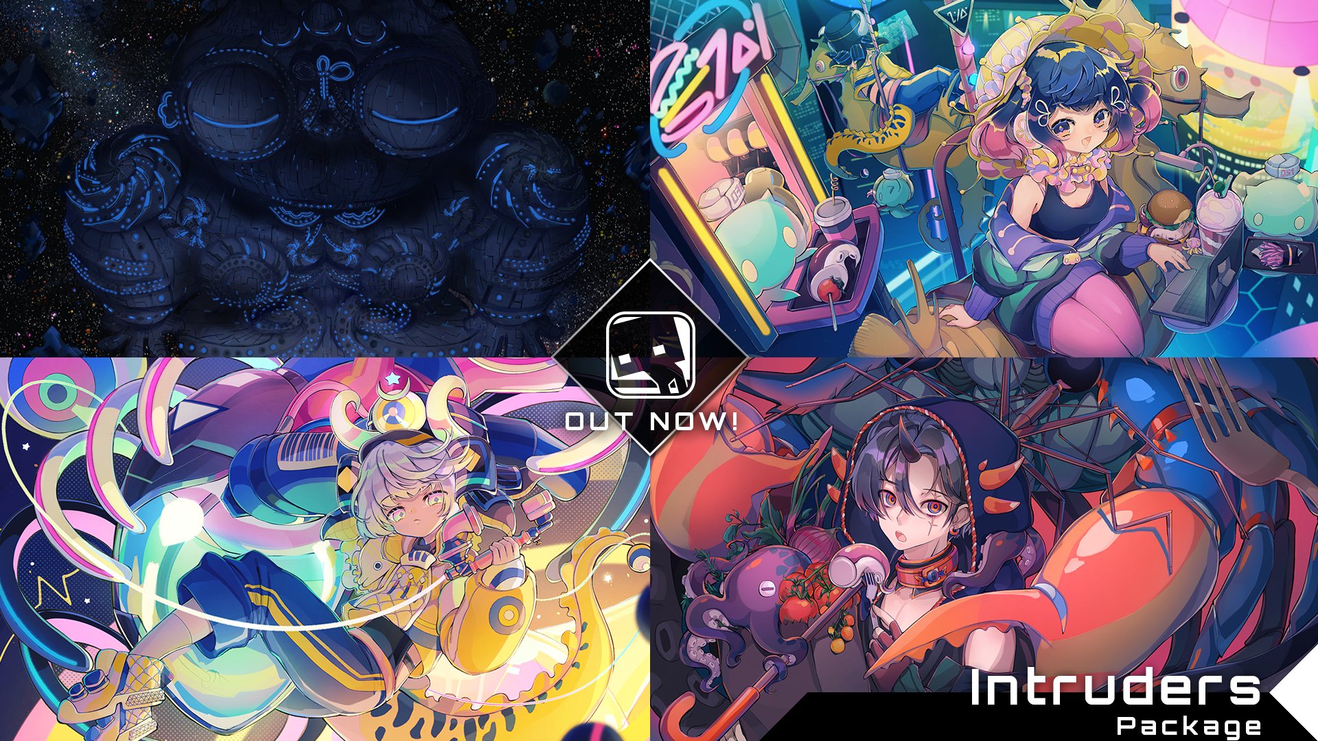 [パッケージのリリース] 新しいパッケージ 「Intruders」 がリリースされました。 パッケージ内容： 「Impulse (Neutral Moon VIP Edit)」 - Daison 「…