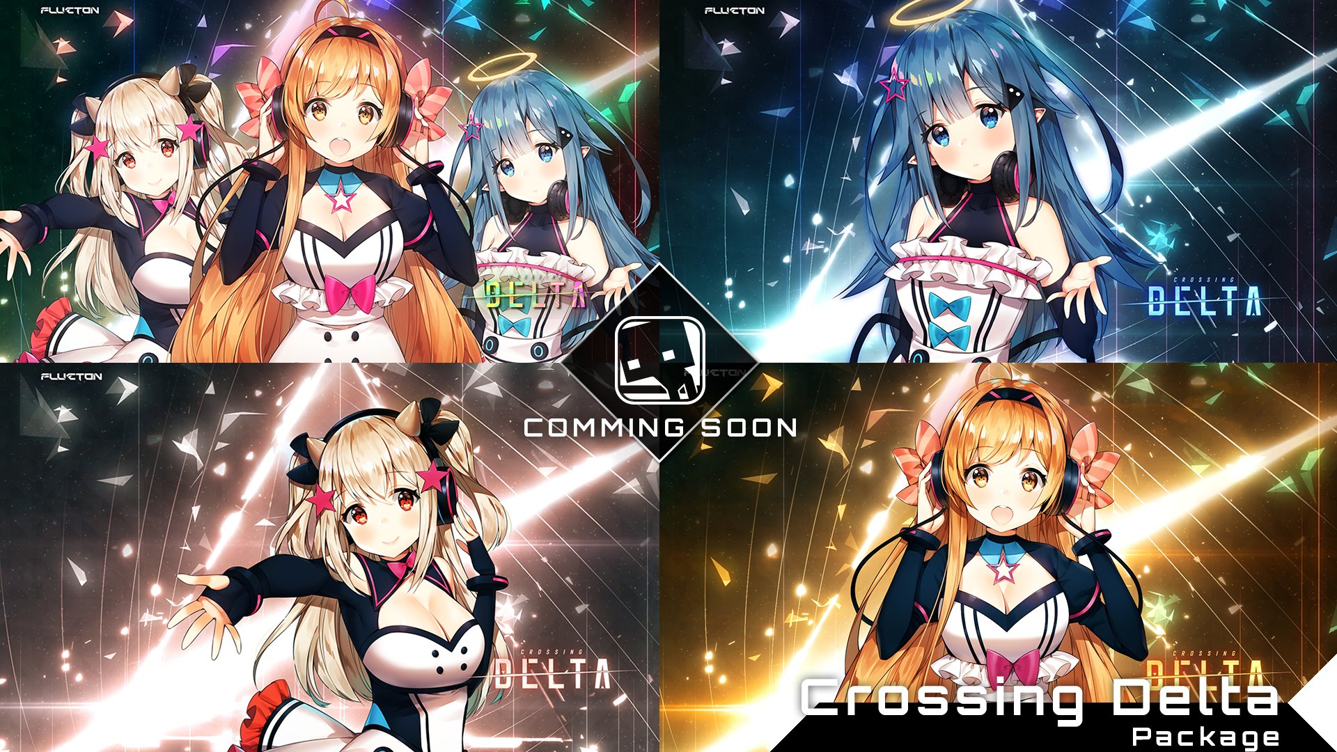 [パッケージのリリース] 新しいパッケージ 「Crossing Delta」 がリリースされました。 パッケージ内容： FLUCTONが作った 「Paved Garden」、「Slapstick P…