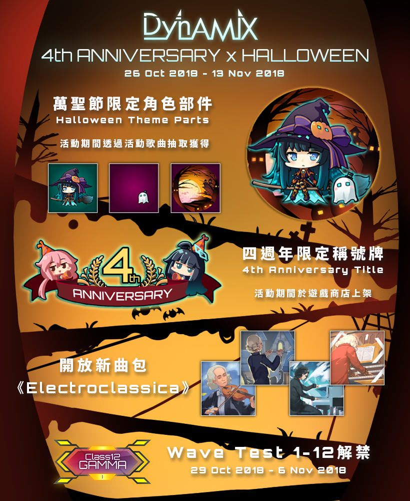 4th Anniversary x Halloween Event 2018